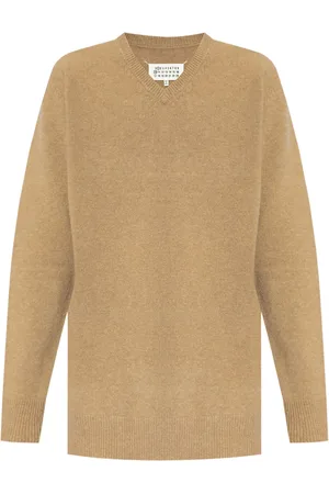 Maison Margiela Pull en laine à col v