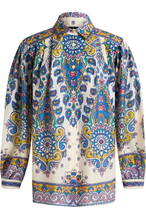 Etro Chemise à imprimé cachemire