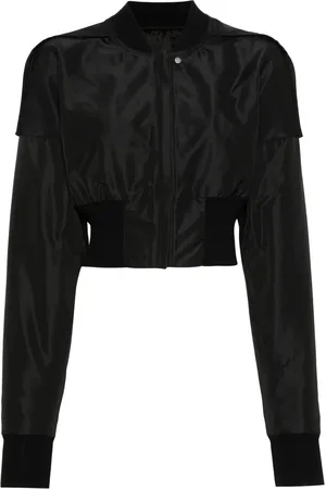 Rick Owens Veste bomber Collage à coupe crop