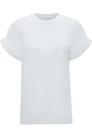 Victoria Beckham T-shirt en coton biologique à col rond