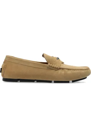 VERSACE Mocassins en daim à motif Medusa