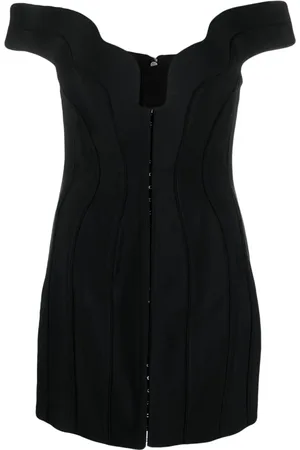 MUGLER Robe-corset à coupe courte