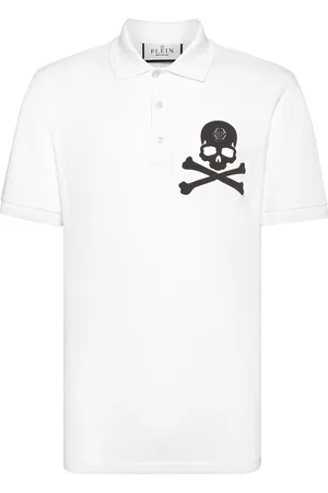 Philipp Plein Polo en coton à logo imprimé