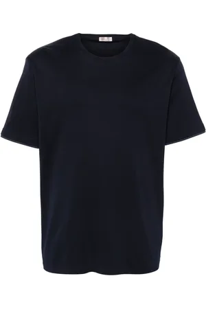 HERNO T-shirt en coton à manches courtes