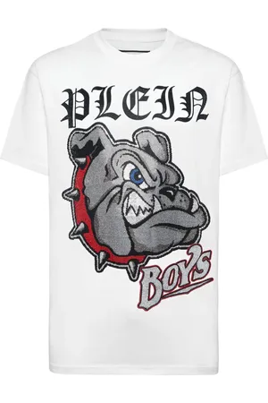 Philipp Plein T-shirt Bulldog en coton
