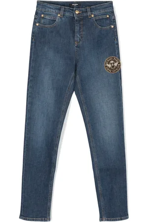 Balmain Jean à coupe droite
