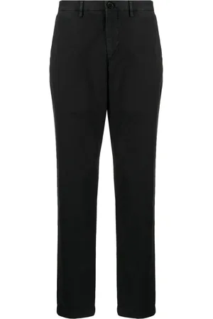 Paul Smith Pantalon droit en sergé à broderies zèvre