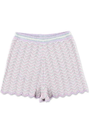 ZIMMERMANN Short en maille à rayures