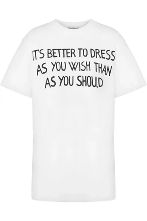 Moschino T-shirt à slogan imprimé
