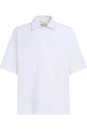 Marni Polo en coton à patch logo