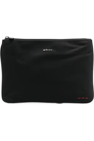 Kiton Pochette à plaque logo