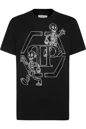 Philipp Plein T-shirt à ornements strassés