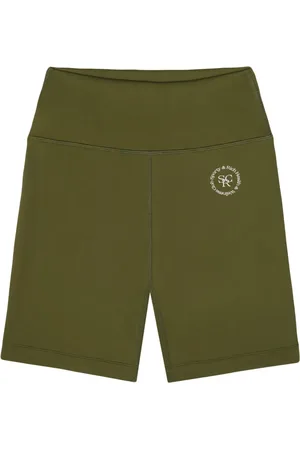 Sporty & Rich Short cycliste à logo imprimé