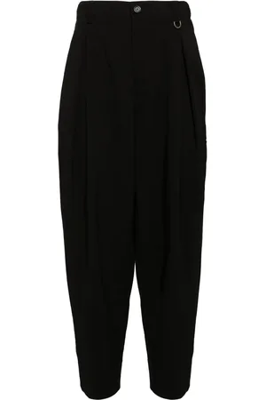 SONGZIO Pantalon en lin à coupe ample