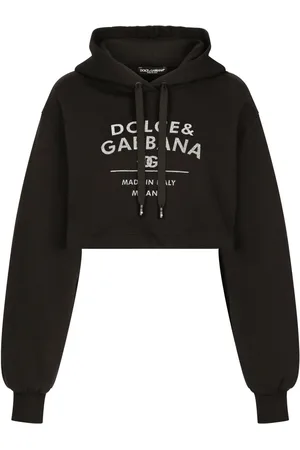 Dolce & Gabbana Hoodie en coton mélangé à logo imprimé