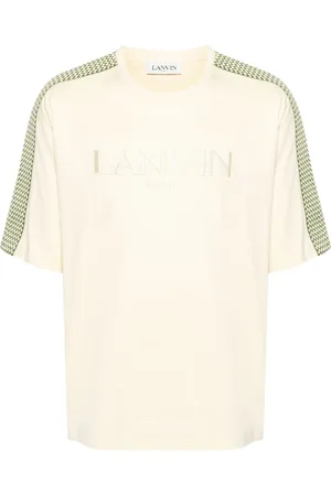 Lanvin T-shirt en coton à logo brodé