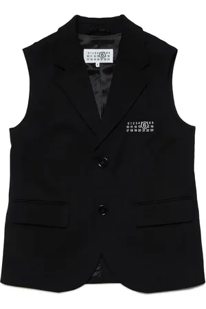Maison Margiela Gilet à logo brodé