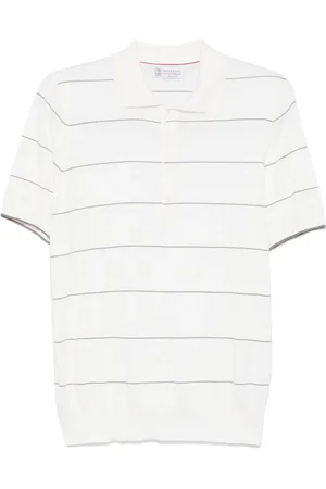 Brunello Cucinelli Polo à rayures