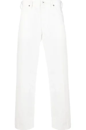 Jil Sander Jean en coton à coupe droite
