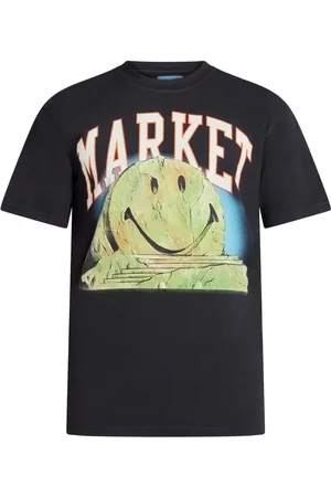 MARKET T-shirt en coton à imprimé graphique