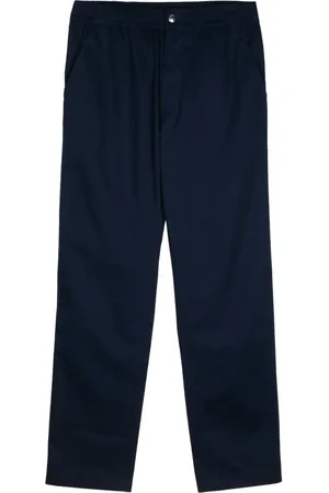 Maison Kitsuné Pantalon chino en coton à coupe droite