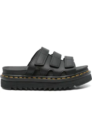 Dr. Martens Sandales en cuir à plateforme 50 mm