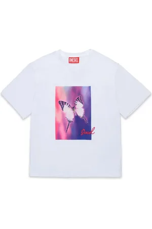 Diesel T-shirt à imprimé graphiqueButterfly