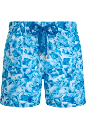 Vilebrequin Short de bain à imprimé Iced Turtles