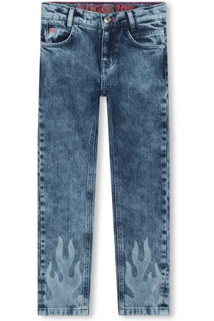 HUGO BOSS Jean stretch à logo imprimé