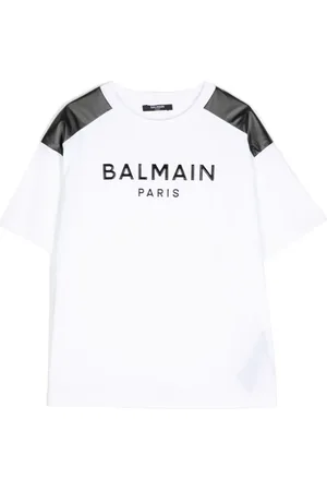 Balmain T-shirt à patch logo