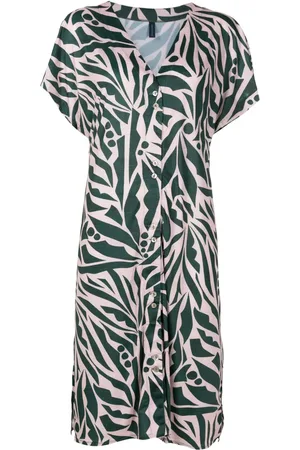 Lygia & Nanny Robe mi-longue Artemis à imprimé graphique