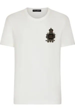 Dolce & Gabbana T-shirt en coton à patch logo