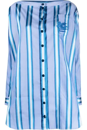 Etro Robe-chemise à rayures