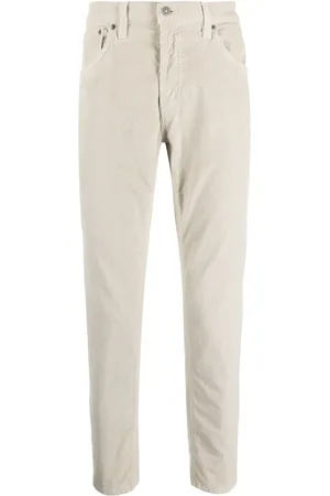 Dondup Pantalon en velours côtelé à taille basse