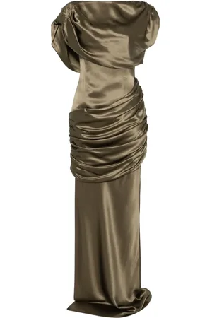 GIUSEPPE DI MORABITO Robe en soie à coupe longue
