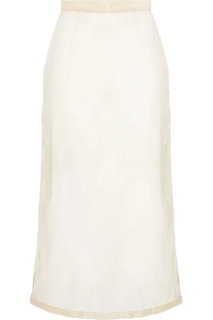 Maison Margiela Jupe semi-transparente à taille haute