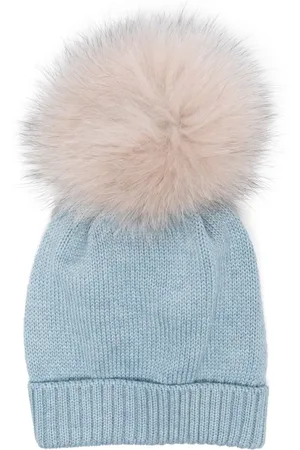 COLORICHIARI Bonnet en laine à pompon
