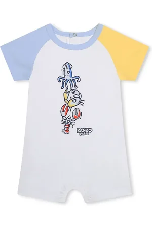 Kenzo Barboteuse à imprimé graphique