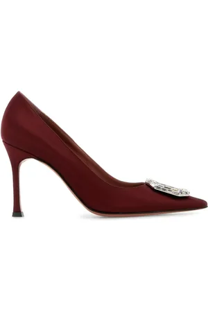 Amina Muaddi Escarpins Camelia 90 mm