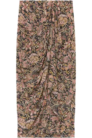 Marant Etoile Jupe Zaine à coupe mi-longue