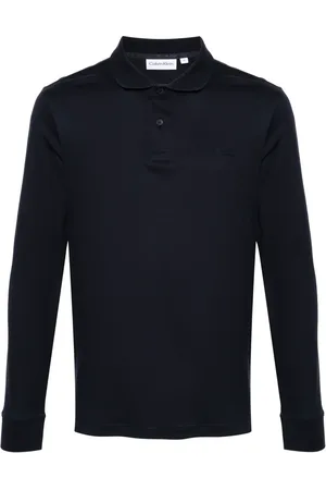 Calvin Klein Polo en coton à patch logo