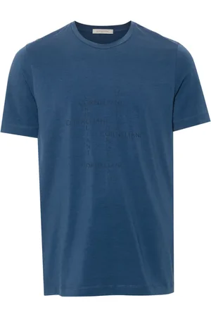 corneliani T-shirt à logo appliqué