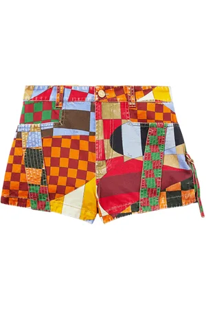 Puccini Short en coton à imprimé Giardino