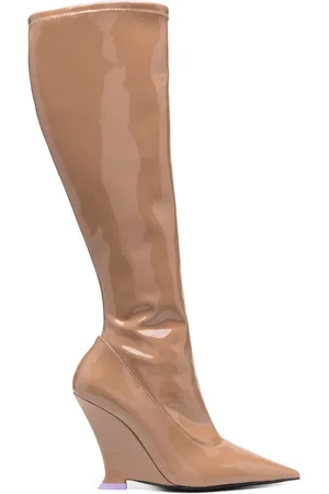 3Juin Bottes Frida 100 mm en cuir