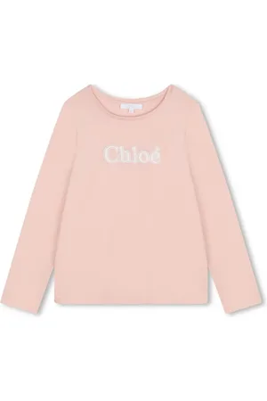 Chloé T-shirt en coton à logo brodé