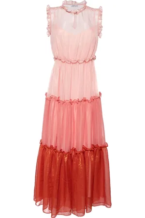 Baruni Robe mi-longue Davina à volants