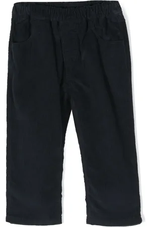 KNOT Pantalon en velours côtelé à patch logo