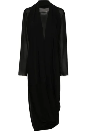 Maison Margiela Robe longue à design superposé