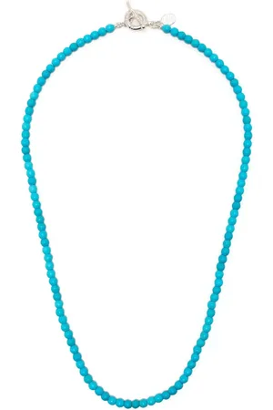 Dower and Hall Collier Azure à perles d