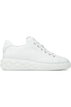 Jimmy Choo Baskets Diamond Light Maxi en cuir
